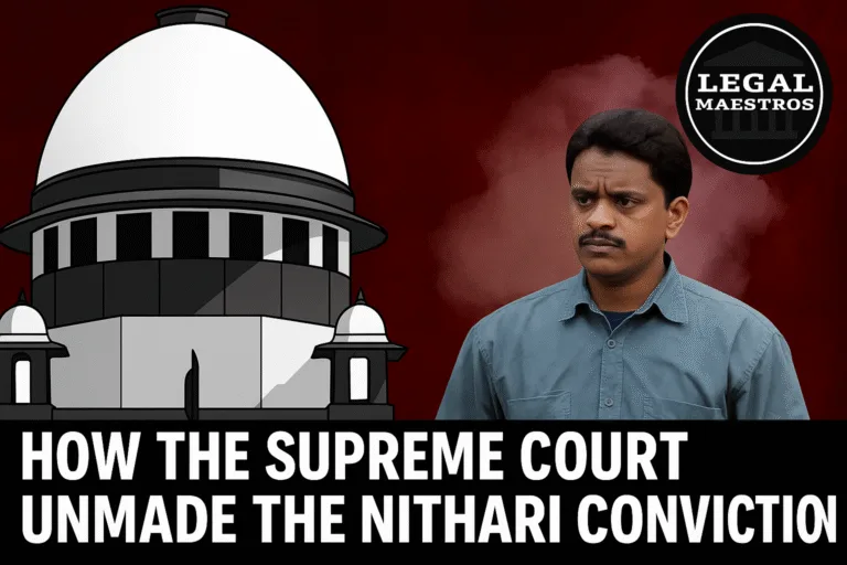 How the Supreme Court unmade the Nithari conviction