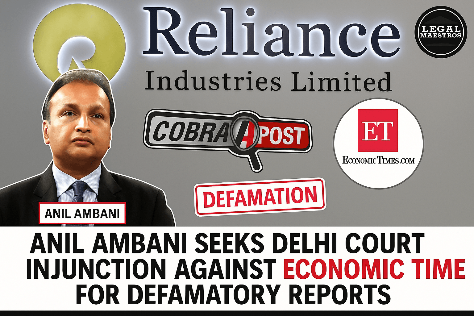 Anil Ambani Seeks Delhi Court Injunction Against Economic Times for Defamatory Reports