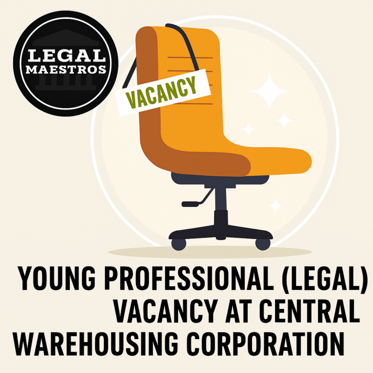 Young Professional (Legal) Vacancy At Central Warehousing Corporation
