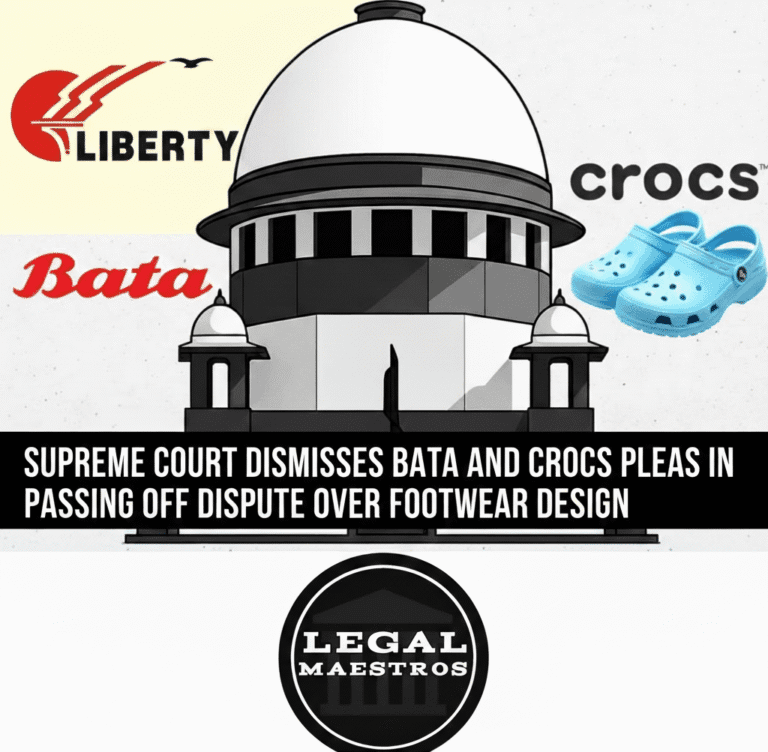 Supreme Court Dismisses Bata and Crocs Pleas in Passing Off Dispute Over Footwear Design