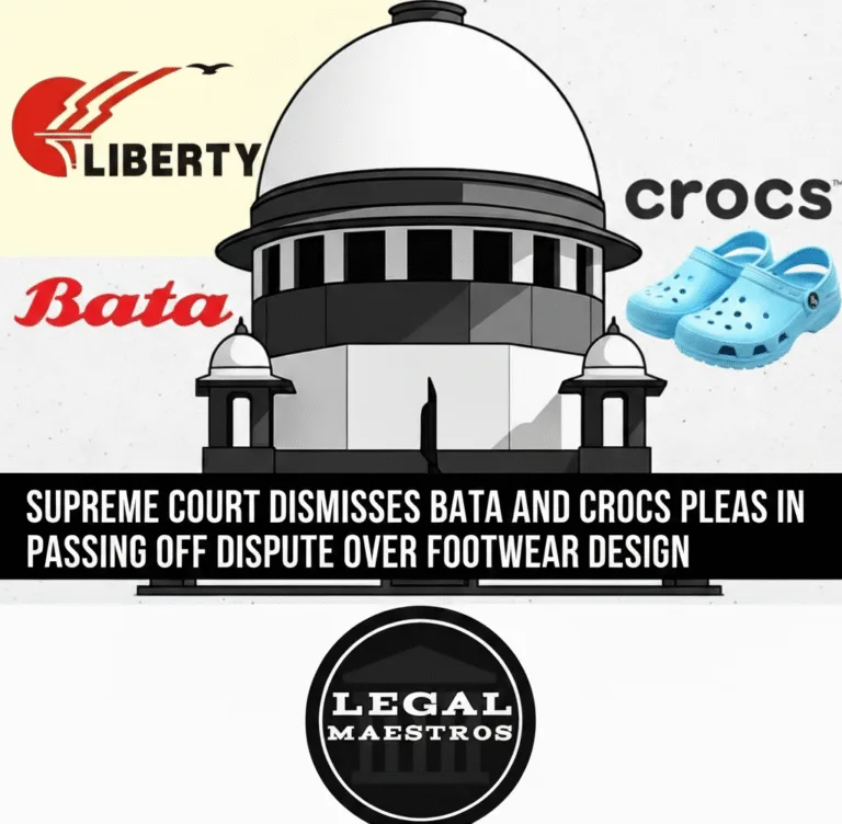 Supreme Court Dismisses Bata and Crocs Pleas in Passing Off Dispute Over Footwear Design