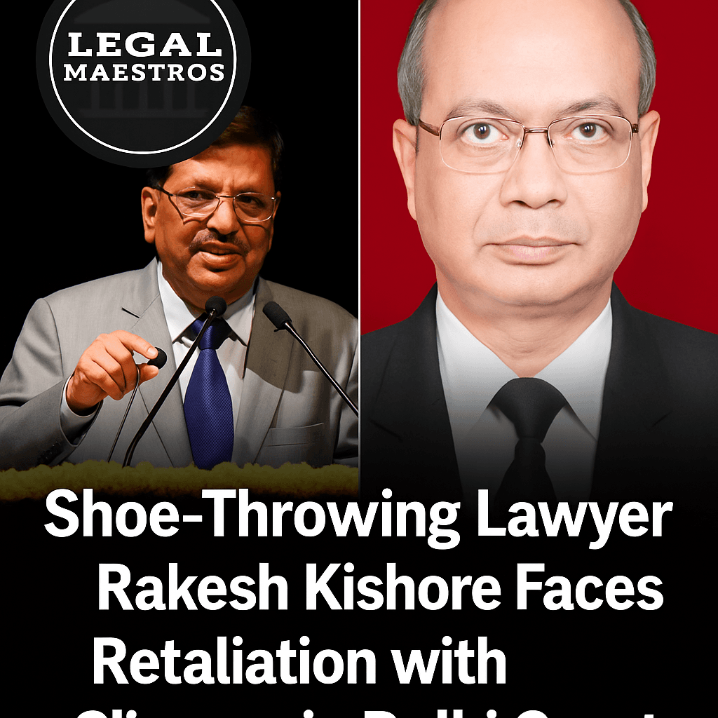 Shoe-Throwing Lawyer Rakesh Kishore Faces Retaliation with Slippers in Delhi Court
