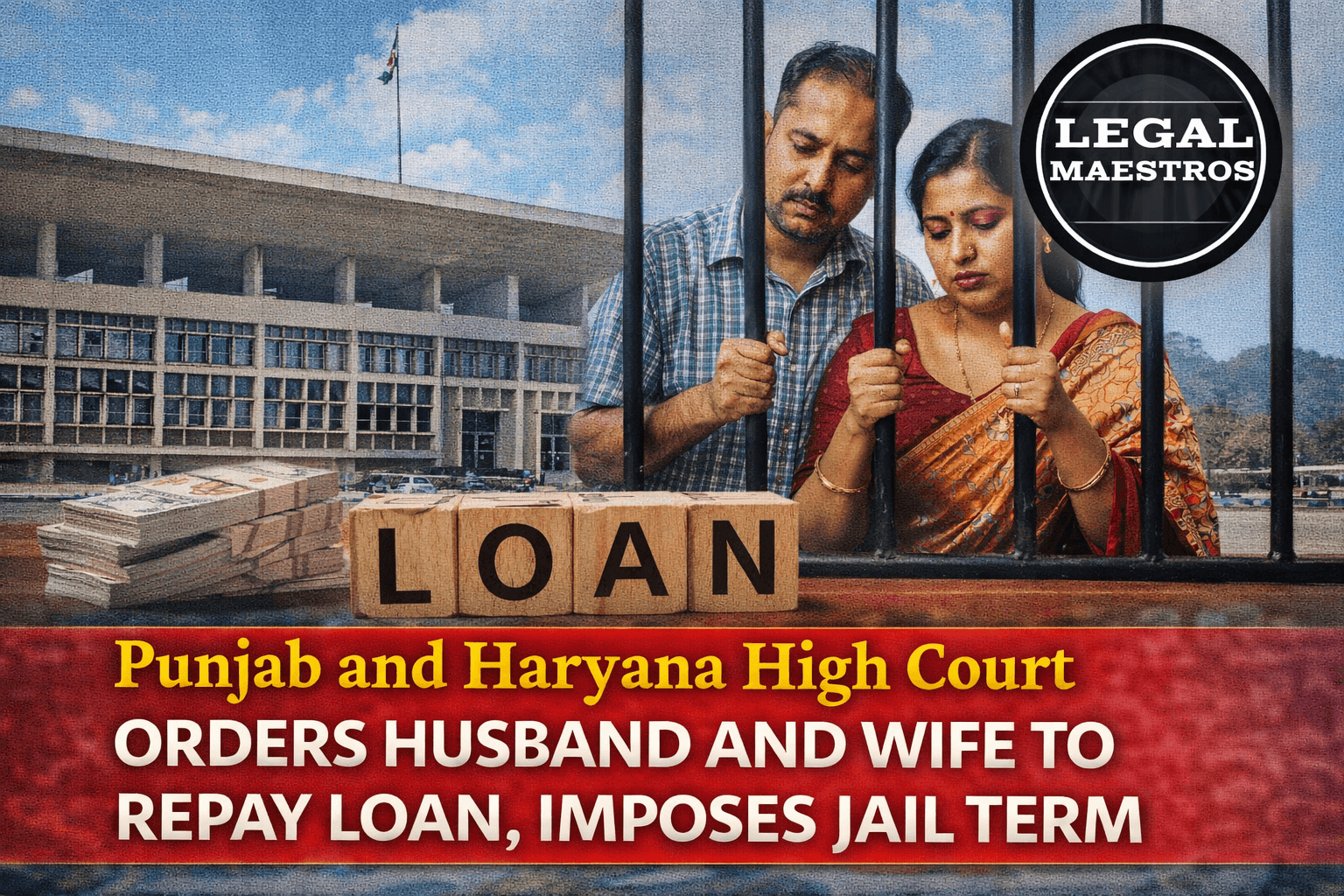 Punjab and Haryana High Court Orders Husband and Wife to Repay Loan, Imposes Jail Term