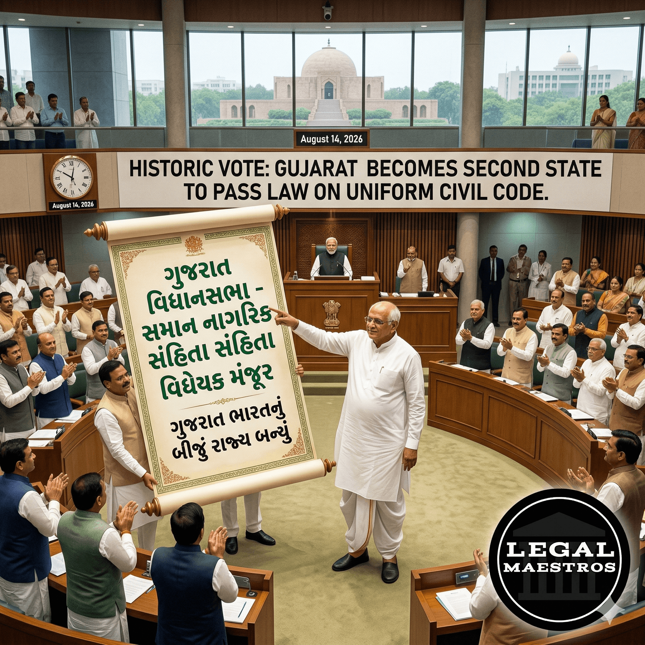 Gujarat Becomes Second State to Pass Law on Uniform Civil Code