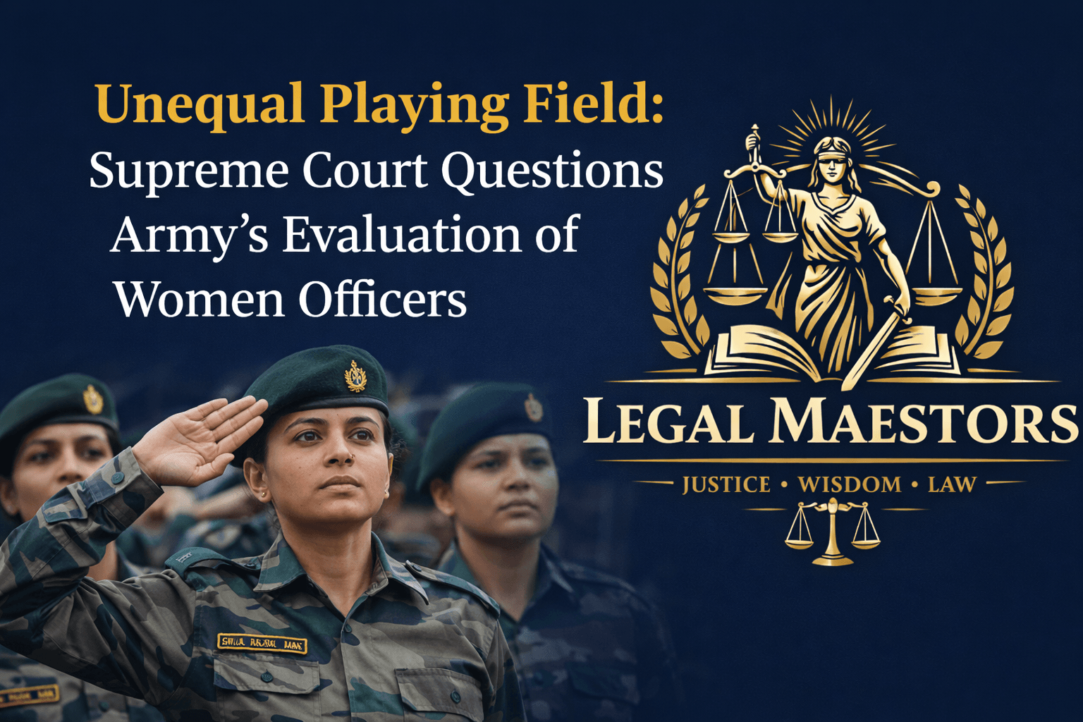 Unequal Playing Field: Supreme Court Questions Army’s Evaluation of Women Officers
