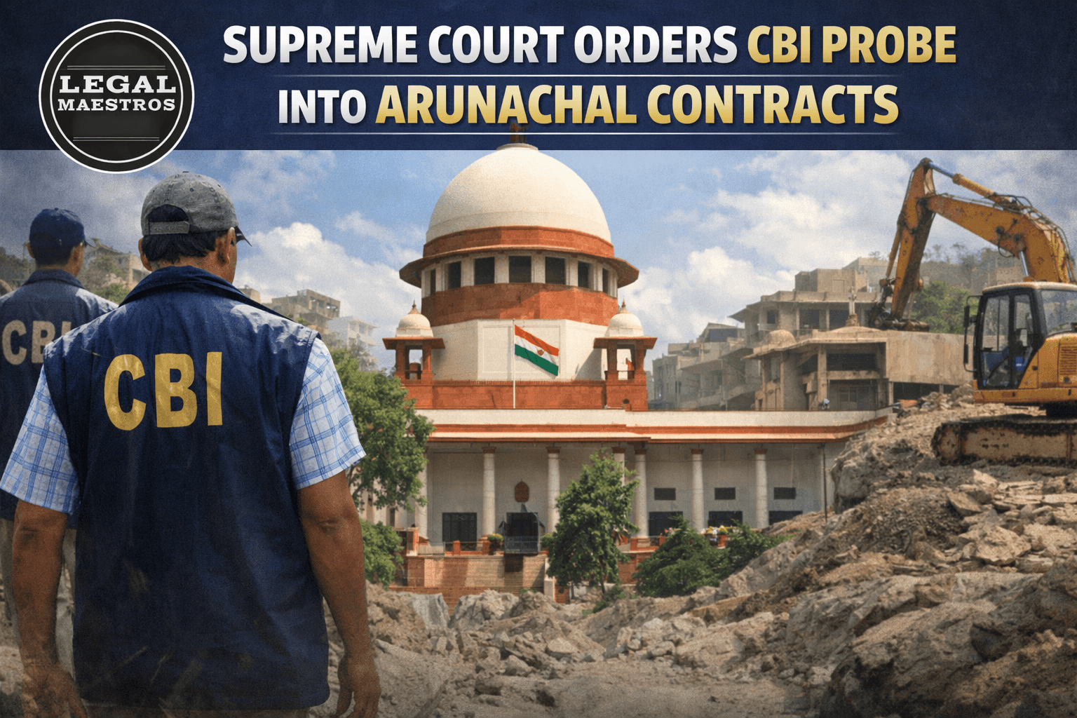 Supreme Court Judgment by Justice Vikram Nath, Justice Sandeep Mehta and Justice N. V. Anjaria Orders CBI Probe into Arunachal Contracts