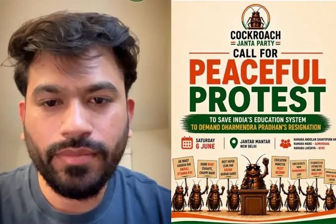 Abhijeet Dipke and the ‘Cockroach’ Protest: Can Symbolic Political Protests Be Restricted Under Indian Law?